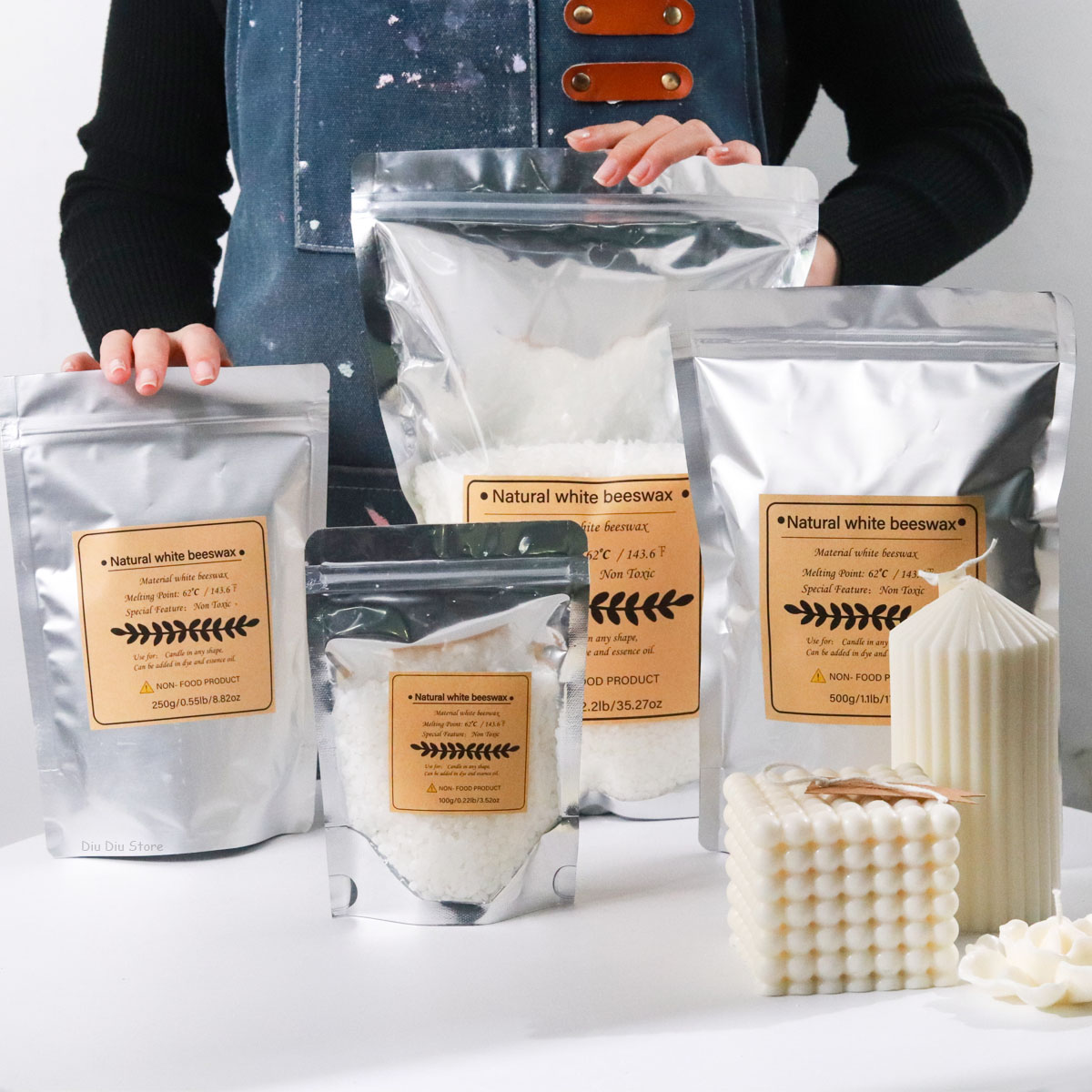 White Beeswax Pure Natural Gra - Candle Supplies Bulk review and price