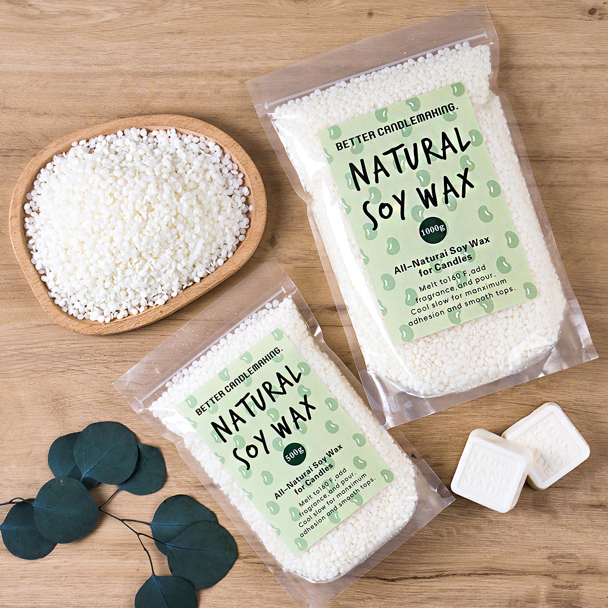 500g/1000g Natural Soy Wax DIY - Candle Supplies To Make Candles review and price