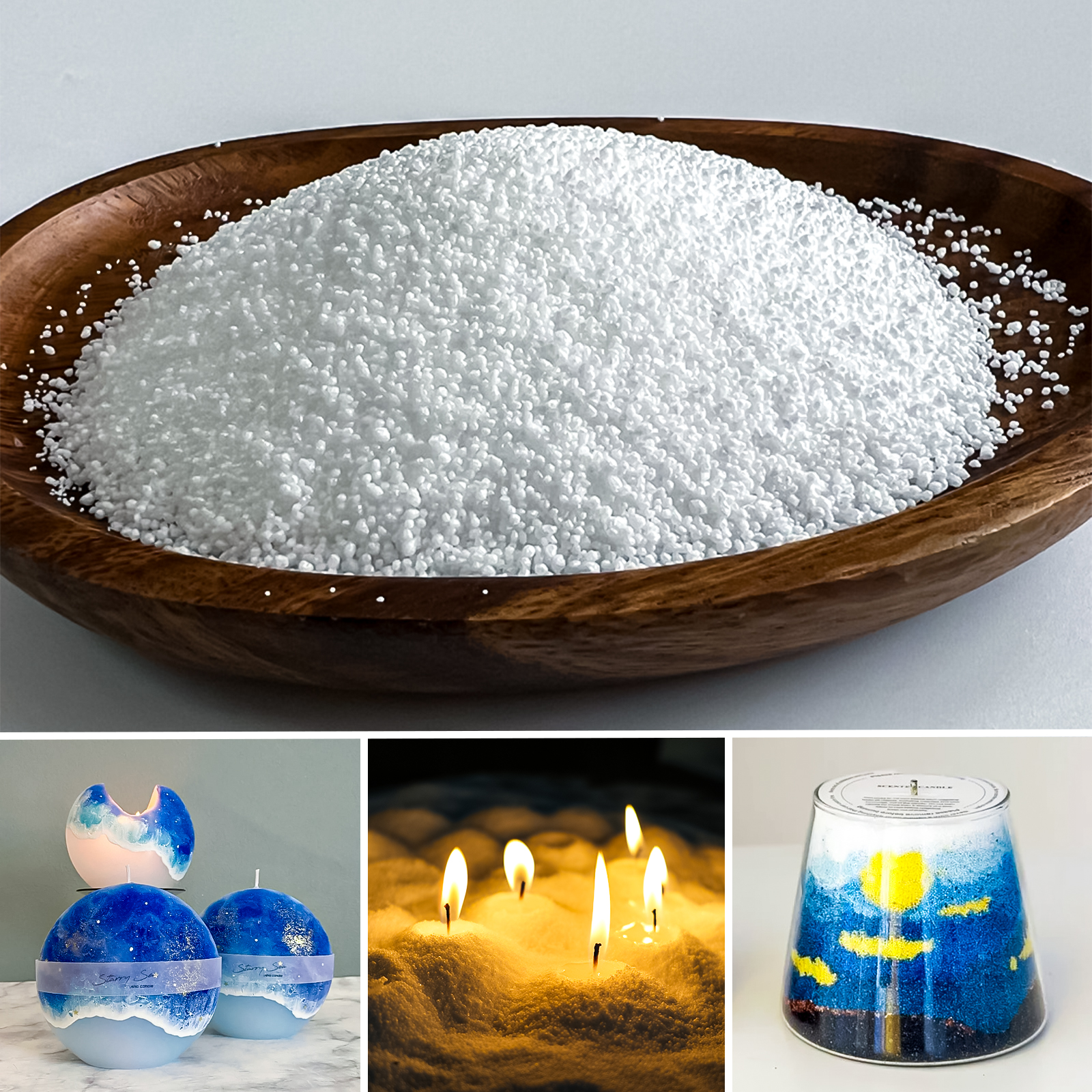 500g-1kg Sand Wax Ice Flower W - Candle Supplies To Make Candles review and price