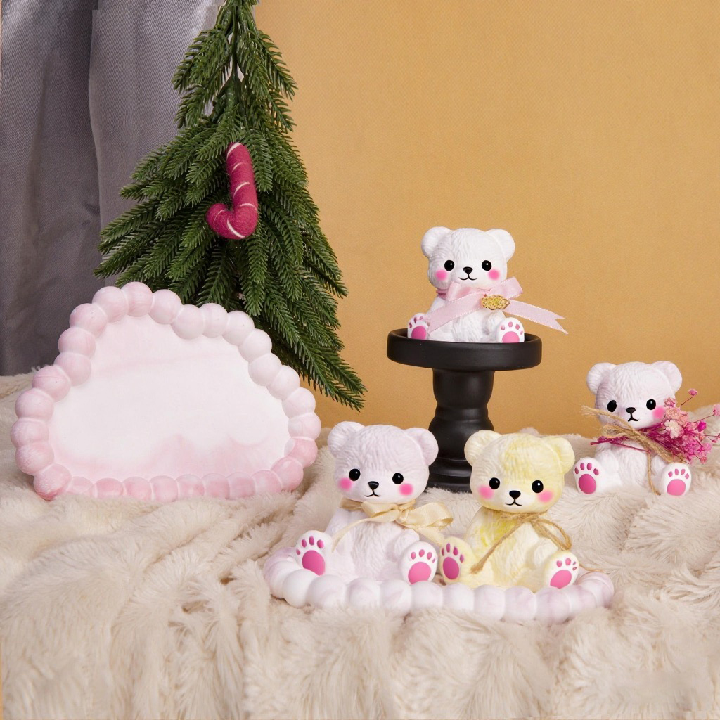 3PCS Couple Bear Silicone Mold - Candle Supplies To Make Candles review and price