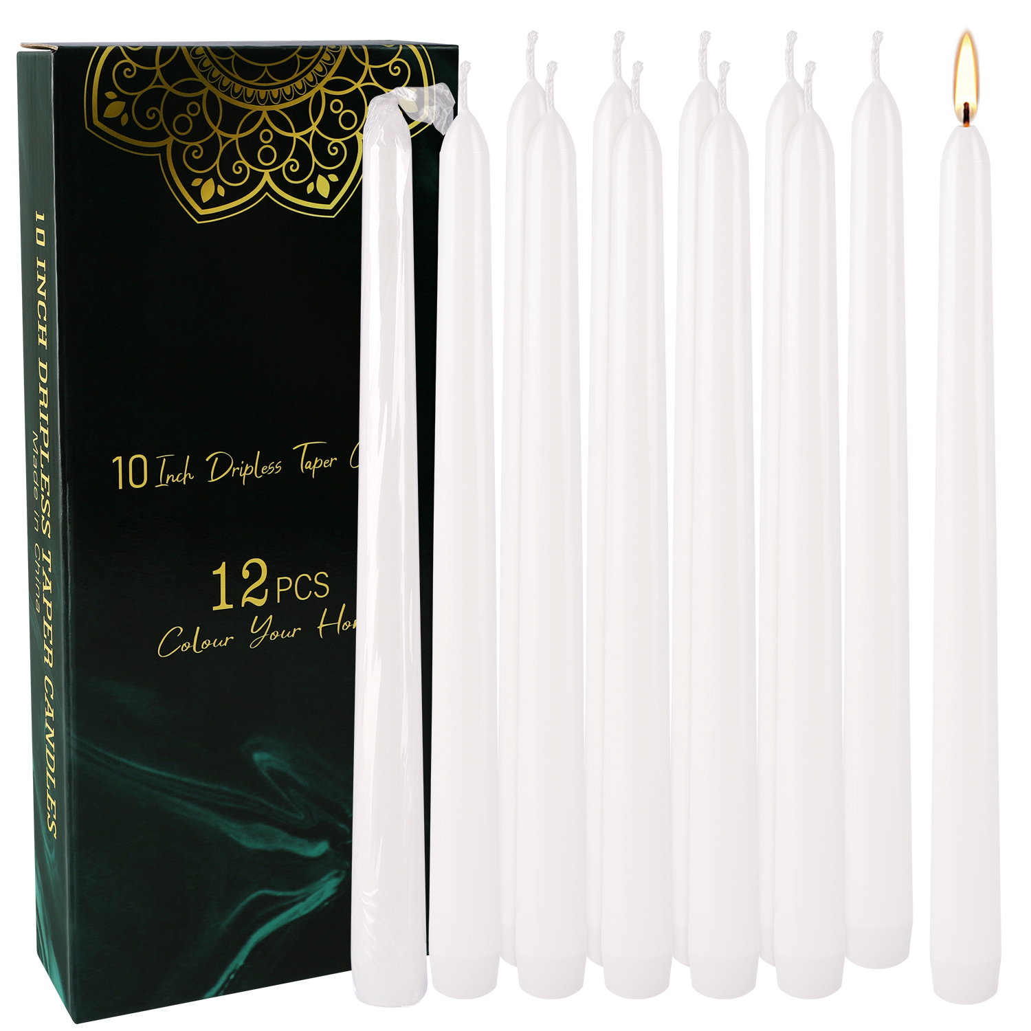 12-Pack of 10inch White Stick  - Candle Supplies Bulk review and price